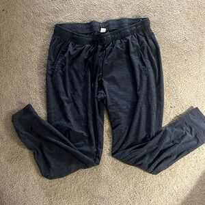 Dark grey thin joggers